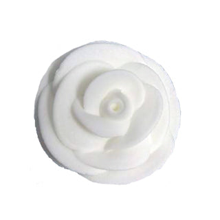 Fleur en Glace Royale , Rose Blanche 1 1/4"