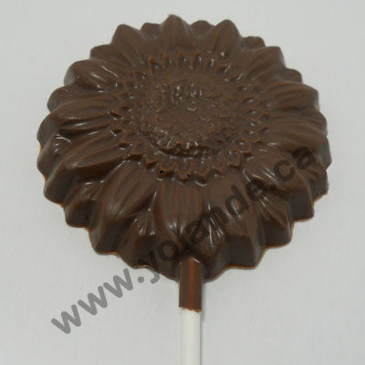 Moule à chocolat - Tournesol sur bâton - Suçon - Fleur (S-F11)