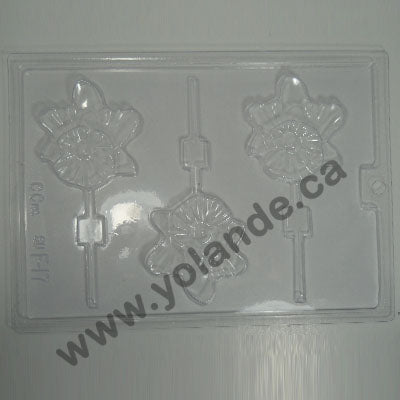 Moule à chocolat - Jonquille sur bâton - Suçon - Fleur (S-F17)