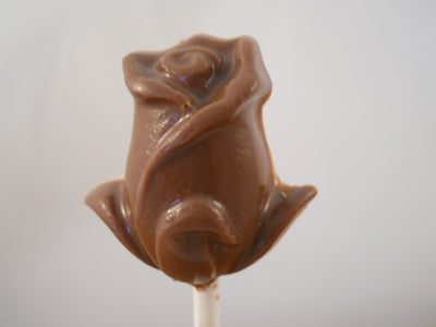 Moule à chocolat Fleur - Rose sur bâton - Suçon (S-F25)