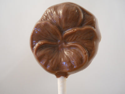 Moule à chocolat Fleur - Pensée sur bâton - Suçon (S-F05)