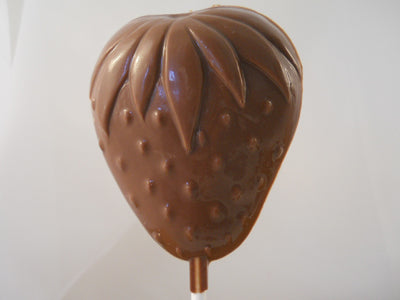 Moule à chocolat - Fraise sur bâton - Suçon - Alimentaire (S-F07)