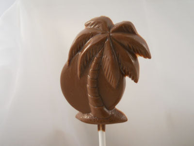Moule à chocolat - Palmier sur bâton - Suçon - Été (S-G100)