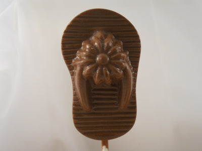 Moule à chocolat - Sandale - Gougoune - Flip flop sur bâton - Suçon - Été (S-G106)