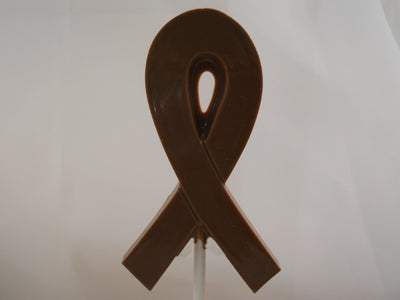 Moule à chocolat - Ruban cancer sur bâton - Suçon (S-G114)
