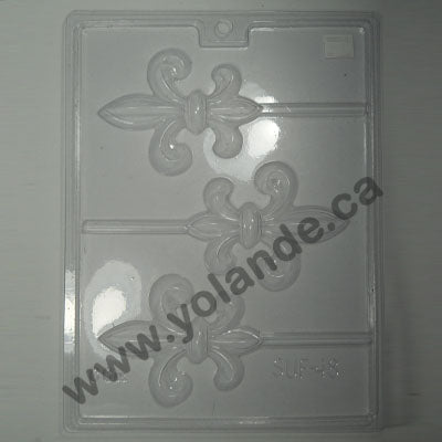 Moule à chocolat - Fleur de Lys - Suçon - St-Jean Baptiste (S-F48)