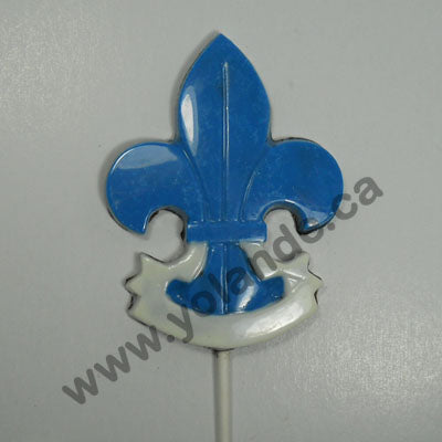 Moule à chocolat - Fleur de Lys - Suçon - St-Jean Baptiste (S-G67)