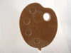 Moule à chocolat - Moule à chocolat - Palette de peinture sur bâton - Suçon - Art (S-G82)