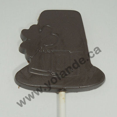 Moule à chocolat St-Patrick - Chapeau - Suçons (S-G83)