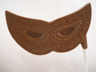 Moule à chocolat St-Patrick - Masque - Loup sur bâton - Suçon - Art (S-G93)