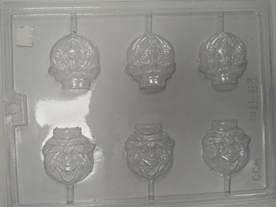 Moule à chocolat Halloween - Citrouille sur bâton - Suçon (S-H63)