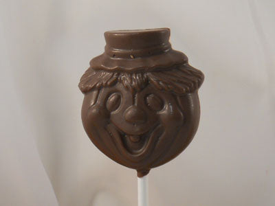 Moule à chocolat Halloween - Citrouille sur bâton - Suçon (S-H63)