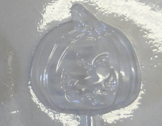 Citrouille 1 7/8" sur bâton - Suçon- Halloween (HA-381)