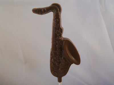Moule à chocolat Musique - Saxophone - Trompette - Violon sur bâton - Suçon (S-M03)