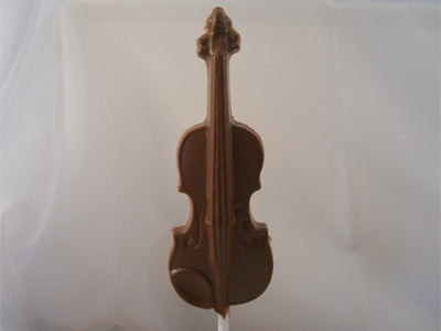 Moule à chocolat Musique - Saxophone - Trompette - Violon sur bâton - Suçon (S-M03)