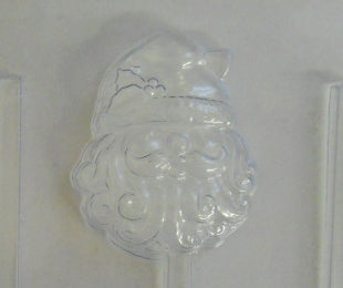 Moule à chocolat Noël - Père Noël sur bâton - Suçon (S-N18)