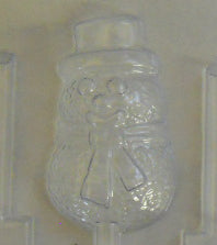 Moule à chocolat Noël - Bonhomme de neige sur bâton - Suçon (S-N214)