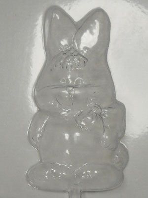 Moule à chocolat de Pâques - Lapin sur bâton - Suçon (S-P117)