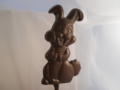 Moule à chocolat de Pâques - Lapin sur bâton - Suçon (S-P52)