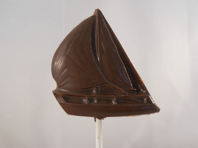 Moule à chocolat Transport - Bâteau à voile sur bâton - Suçon (S-Q03)