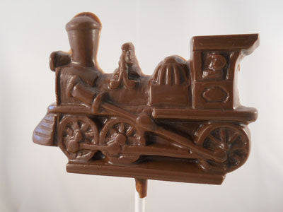Moule à chocolat Transport - Train - Locomotive sur bâton - Suçon (S-Q05)
