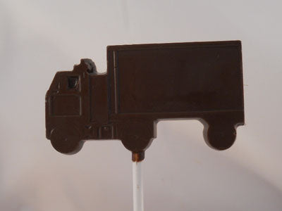 Moule à chocolat Transport - Camion - 10 roues sur bâton - Suçon (S-Q08)