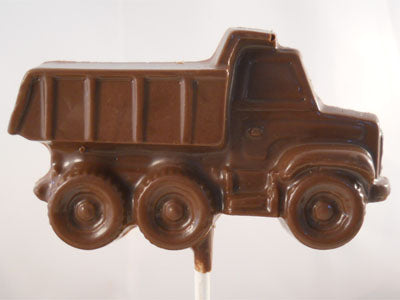 Moule à chocolat Transport - Camion benne sur bâton - Suçon (S-Q12)
