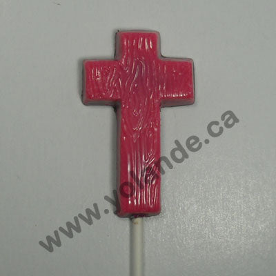 Moule à chocolat Religieux - Croix sur bâton - Suçon (S-R02)