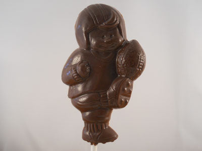 Moule à chocolat Sport - Joueur de Football sur bâton - Suçon (S-S12)