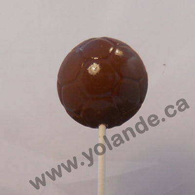 Moule à chocolat Sport - Ballon de Soccer sur bâton - Suçon (S-S13)