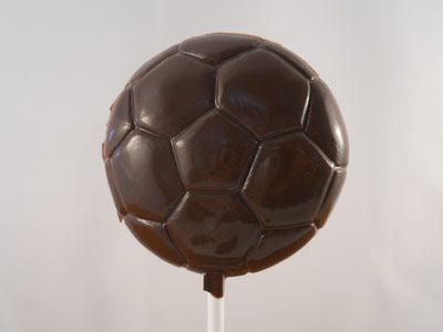 Moule à chocolat Sport - Ballon Soccer sur bâton - Suçon (S-S39)
