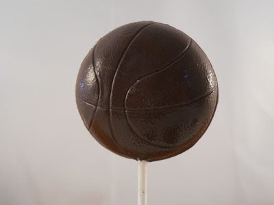 Moule à chocolat Sport - Ballon Basketball sur bâton - Suçon (S-S40)