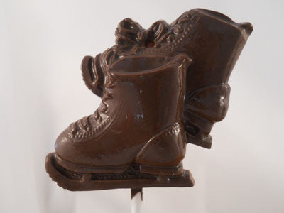 Moule à chocolat Sport - Patins à glace et ski sur bâton - Suçon (S-S42)