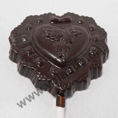 Moule à chocolat St-Valentin - Coeur - Suçon (S-V10)