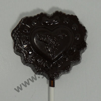 Moule à chocolat St-Valentin - Coeur - Suçon (S-V10)