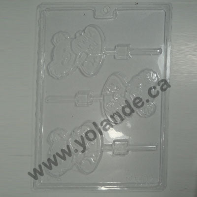 Moule à chocolat St-Valentin - Koala avec coeur - Suçon (S-V102)