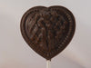 Moule à chocolat St-Valentin - Coeur avec bouquet de fleurs sur bâton - Suçon (S-V106)