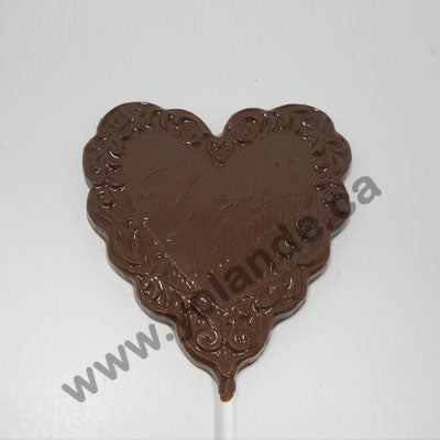 Moule à chocolat St-Valentin - Coeur - Suçon (S-V107)