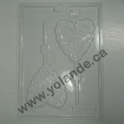 Moule à chocolat St-Valentin - Coeur - Suçon (S-V107)