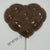 Moule à chocolat St-Valentin - Coeur matelassé - Suçon (S-V111)