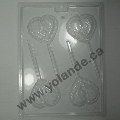 Moule à chocolat Mariage - Fiançaille Suçon - Mariage (S-W10)