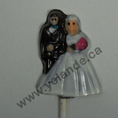 Moule à chocolat Mariage - Couple sur bâton - Suçon (S-W15)