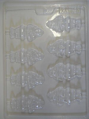 Père Noël 3" sur bâton - Suçon (XA-425)