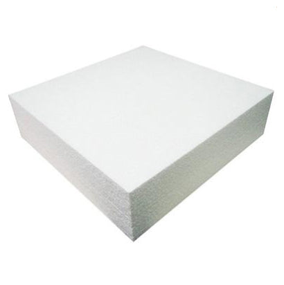Styromousse - Faux gâteau - Carré - 6" x 6" x 4"