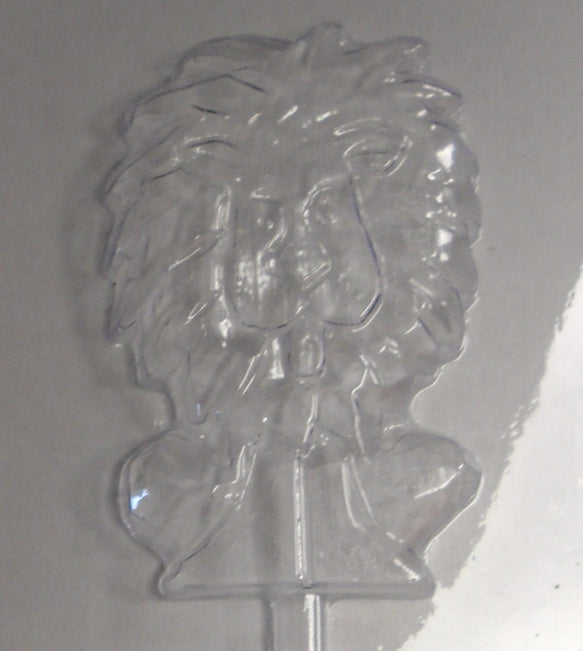 Moule à chocolat Animal - Lion sur bâton - Suçon (S-A12)