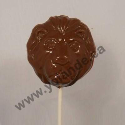 Moule à chocolat - Lion sur bâton - Suçon  - Animal (S-A14)