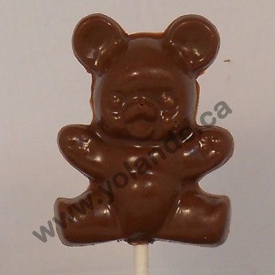 Moule à chocolat Animal - Ourson sur bâton - Suçon (S-A17)