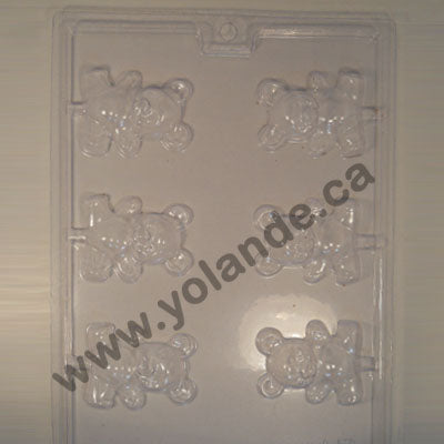 Moule à chocolat Animal - Ourson sur bâton - Suçon (S-A17)