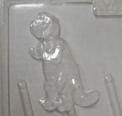 Moule à chocolat - Dinosaure sur bâton - Suçon - Animal (S-A27)