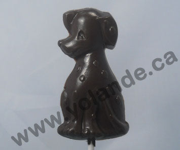 Moule à chocolat - Chien sur bâton - Suçon - Animal (S-A31)